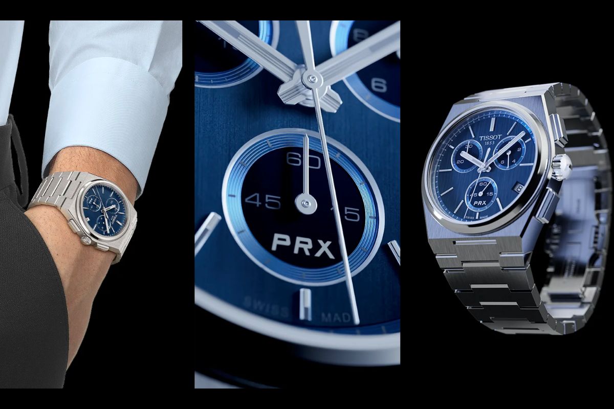 The Tissot PRX Chronograph Goes Quartz in Three Sharp New Dial Colours
